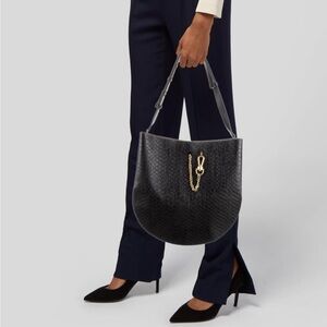 All Saints Texture Leather Shoulder Bag